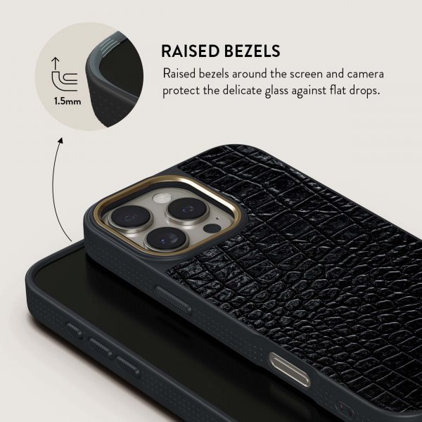 Burga iPhone 16 Plus Elite Dark MagSafe Reaper's Touch -kuori