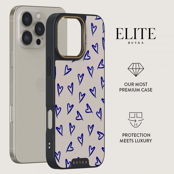 Burga iPhone 14 Elite Dark MagSafe Love Me Right -kuori