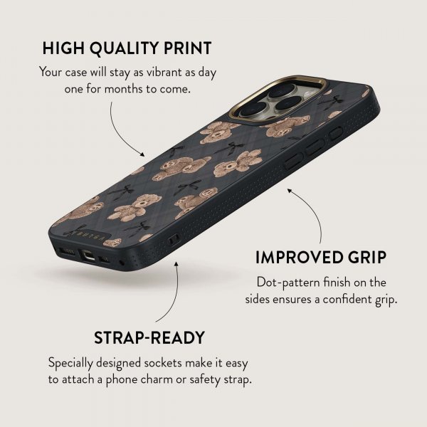Burga iPhone 15 Plus Suojakuori Elite Dark MagSafe BFF