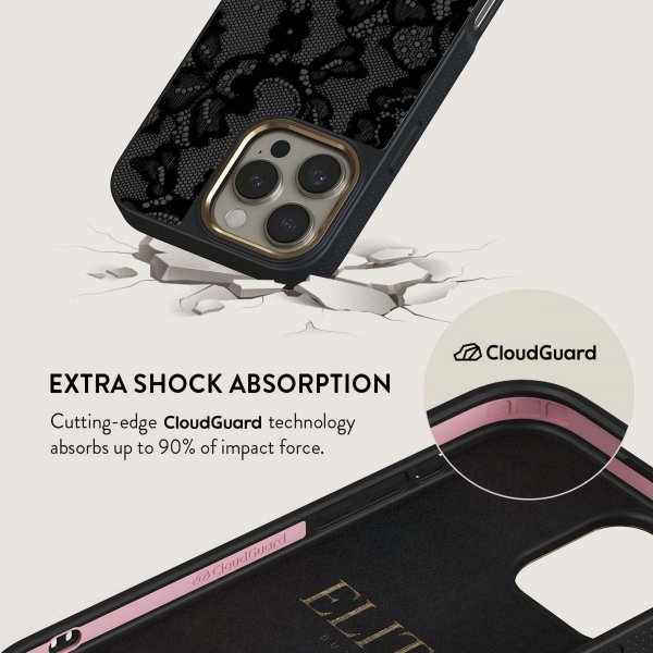 Burga iPhone 16 Plus Elite Dark MagSafe magneettikuori