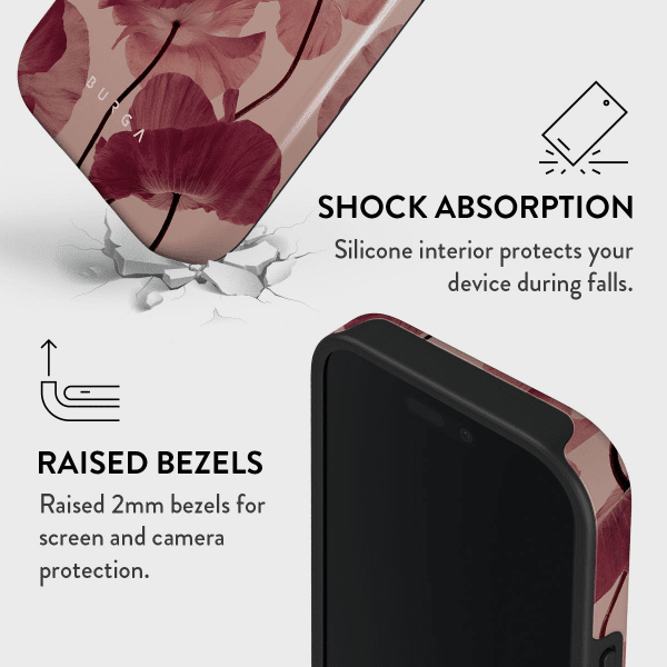 Burga iPhone 15 Suojakuori Tough Tender Kiss