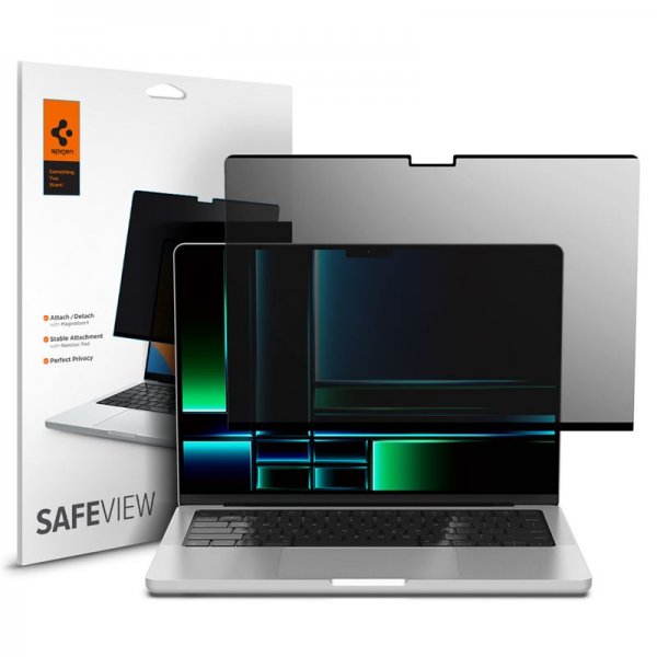 Spigen MacBook Pro 14 M1/M2/M3/M4/M5 Näytönsuoja Safe View