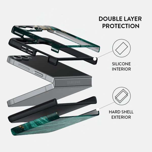 Burga Samsung Galaxy Z Flip 6 Kuori Tough Emerald Pool