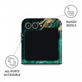 Burga Samsung Galaxy Z Flip 6 Kuori Tough Emerald Pool