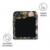 Burga Samsung Galaxy Z Flip 6 Kuori Tough Bloomy Garden