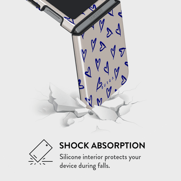 Burga Samsung Galaxy Z Flip 6 -suojakuori Tough Love Me Right