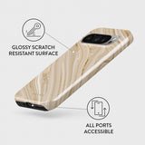 Burga Google Pixel 9/Pixel 9 Pro Suojakuori Tough Full Glam