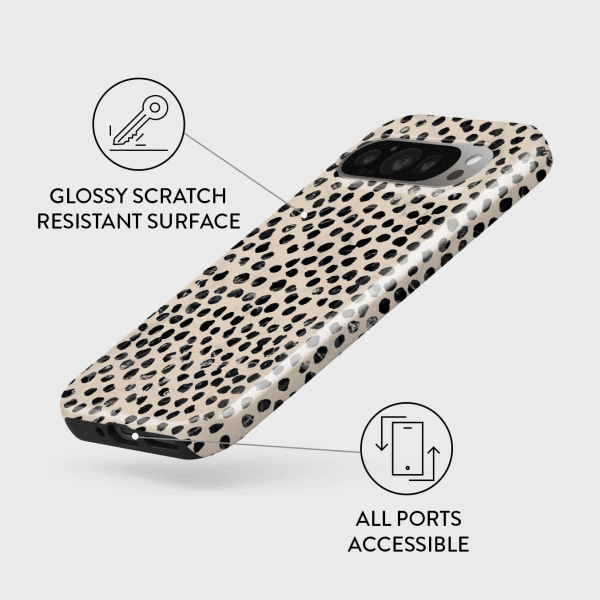 Burga Google Pixel 9/Pixel 9 Pro Suojakuori Tough Almond Latte