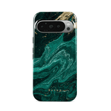 Burga Google Pixel 9/Pixel 9 Pro Suojakuori Tough Emerald Pool