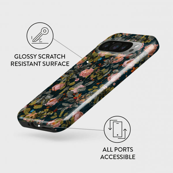 Burga Google Pixel 9 Pro XL Kuori Tough Bloomy Garden