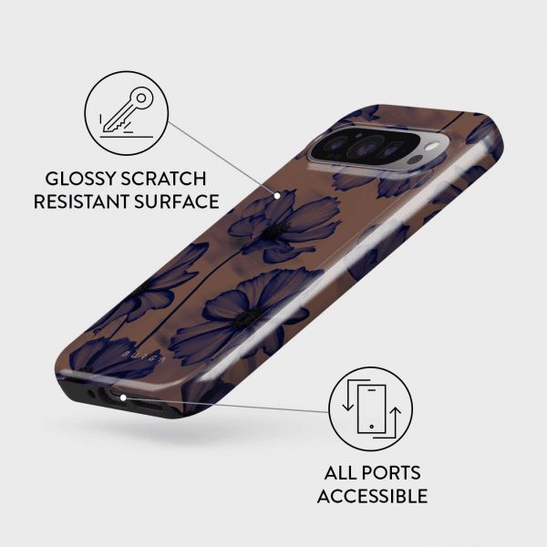 Burga Google Pixel 9/Pixel 9 Pro Suojakuori Tough Velvet Night
