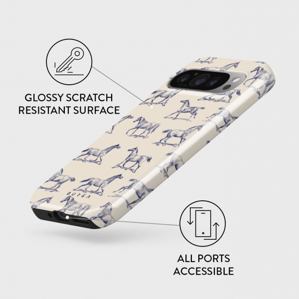 Burga Google Pixel 9/Pixel 9 Pro Suojakuori Tough Derby Race