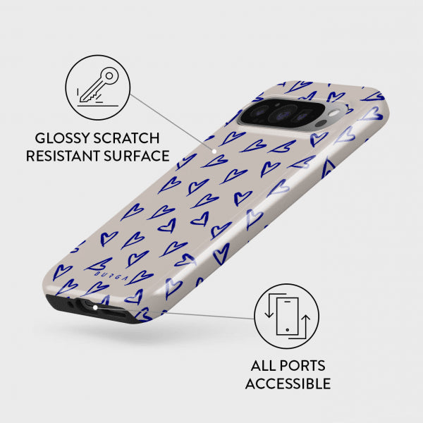 Burga Google Pixel 9/Pixel 9 Pro Kuori Tough Love Me Right