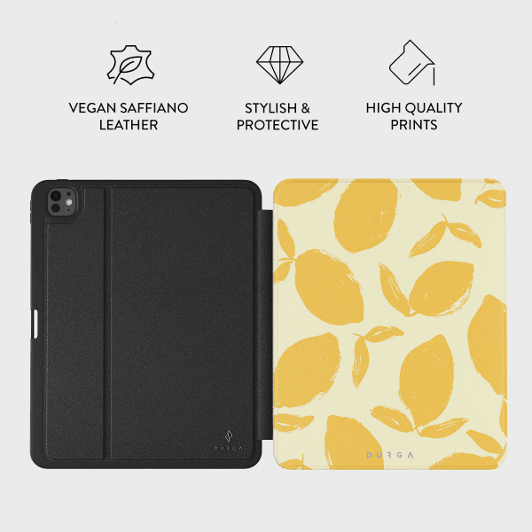 Burga iPad Pro 11 (M4/M5) Folio-kotelo Lemon Tart