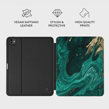 Burga iPad Pro 13 (M4/M5) Folio-kotelo Emerald Pool