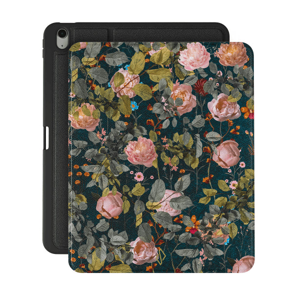 Burga iPad Air 13 (M2/M3/M4) -kansio Bloomy Garden