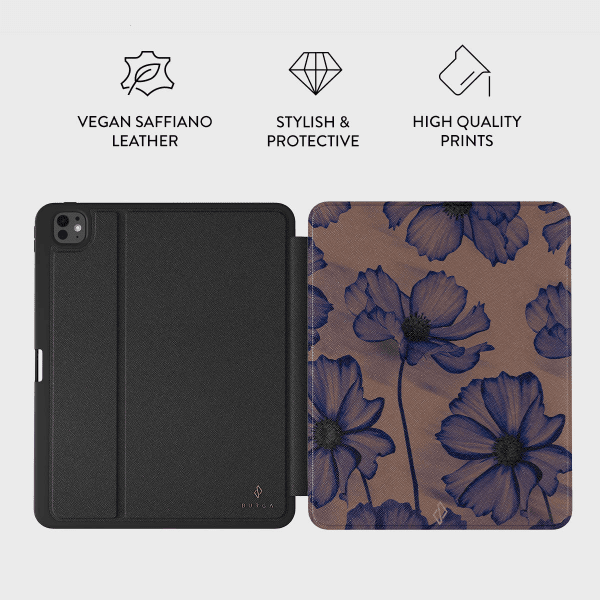 Burga iPad Pro 13 (M4/M5) Folio Velvet Night -suojakotelo