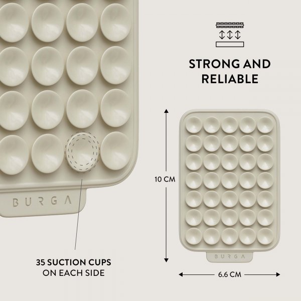 Burga StickPad Sticky Grip Harmaa