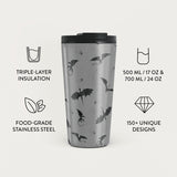 Burga Flaska Termosmuki kannella ja pillillä Draco