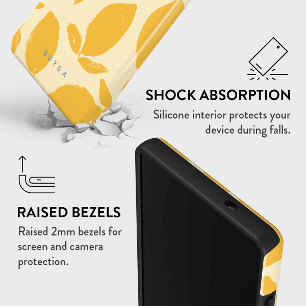 Burga Samsung Galaxy S25 Kuori Tough Lemon Tart