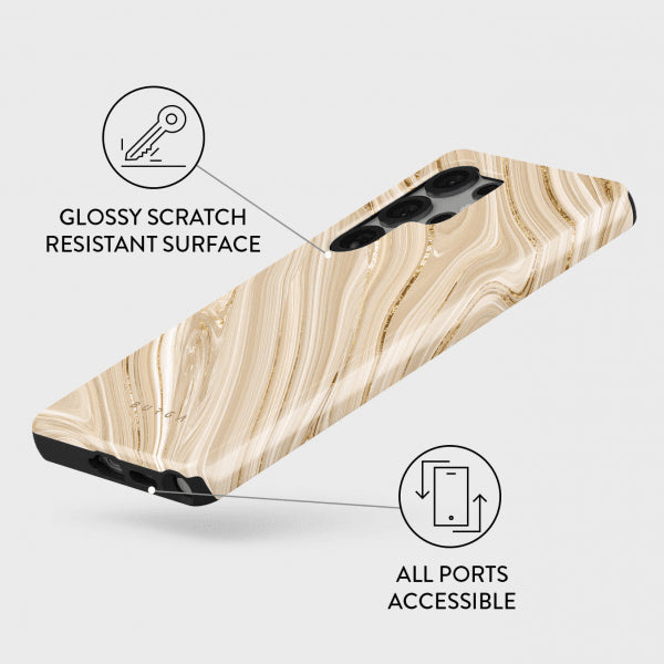 Burga Samsung Galaxy S25 Kuori Tough Full Glam