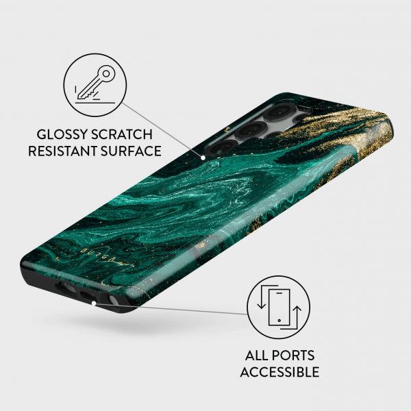 Burga Samsung Galaxy S25 Ultra Kuori Tough Emerald Pool