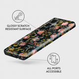 Burga Samsung Galaxy S25 Kuori Tough Bloomy Garden