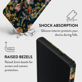 Burga Samsung Galaxy S25 Ultra Kuori Tough Bloomy Garden