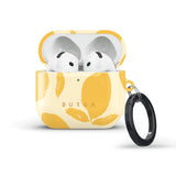 Burga AirPods 4 -kuoret, Lemon Tart -design