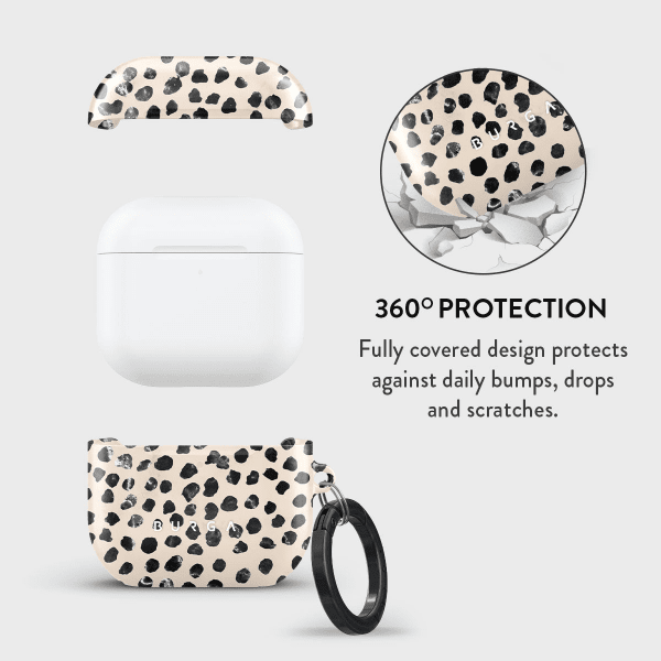 Burga AirPods 4 Kuori Design Almond Latte