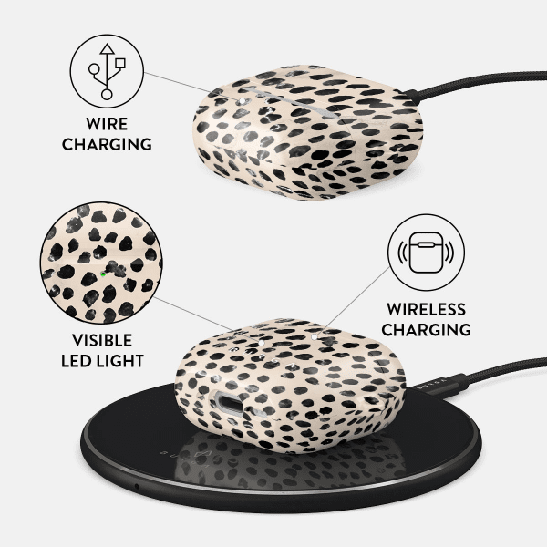 Burga AirPods 4 Kuori Design Almond Latte