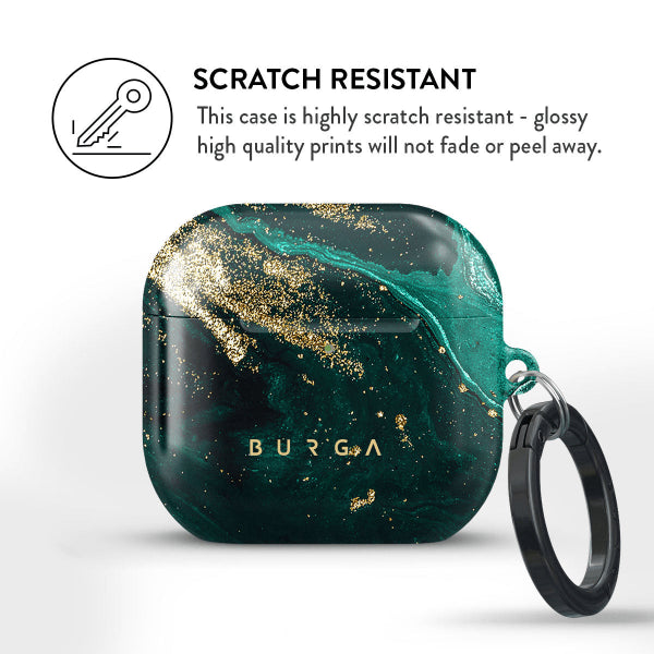 Burga AirPods 4 -kuoret, muotoilu Emerald Pool