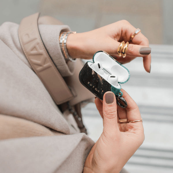 Burga AirPods 4 -kuoret, muotoilu Emerald Pool