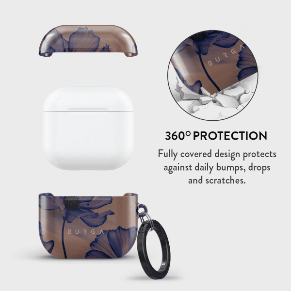 Burga AirPods 4 -kuori Design Velvet Night