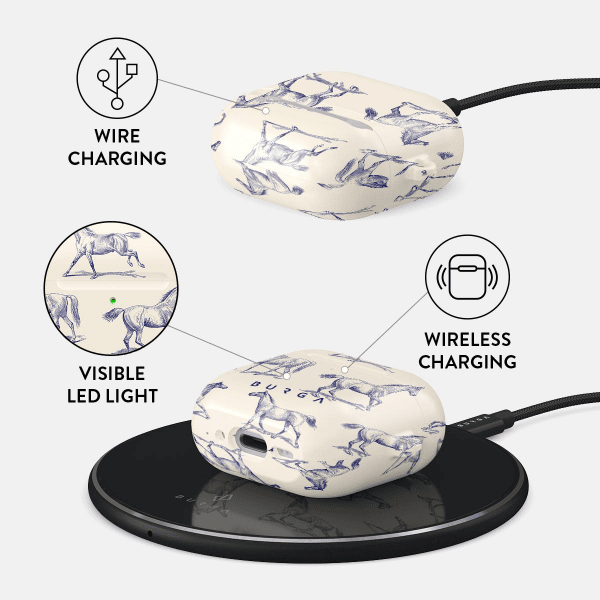 Burga AirPods 4 -kuoret Design Derby Race