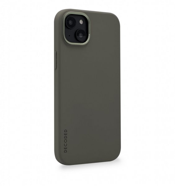 Decoded iPhone 14 Plus Silicone Backcover Oliivinvihreä