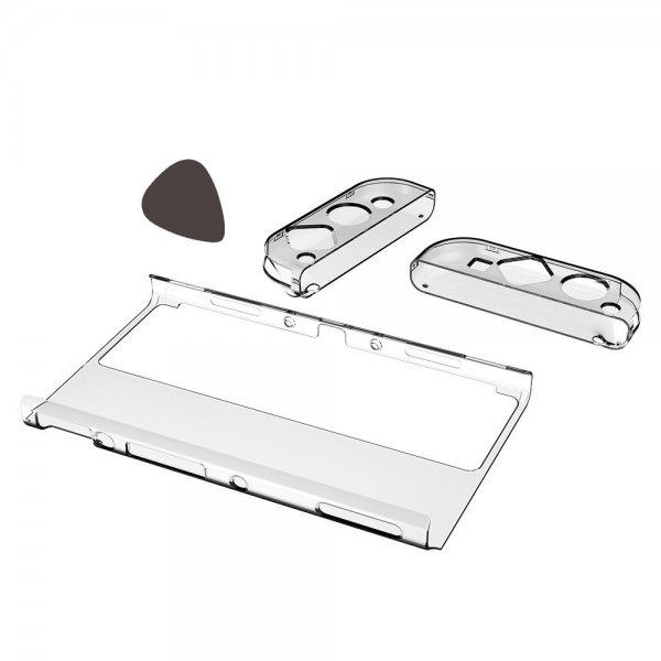 Dobe 3-in-1 läpinäkyvä kuori Nintendo Switch OLEDille