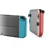 Dobe 3-in-1 läpinäkyvä kuori Nintendo Switch OLEDille