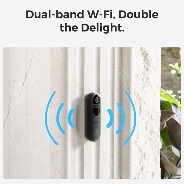 Reolink Video Doorbell Älykäs video-ovikello 2K Wi-Fi Musta