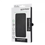 Essentials Samsung Galaxy S23 FE -suojakotelo 2-in-1 keinonahkaa, musta