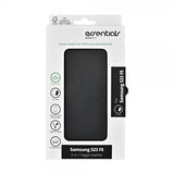 Essentials Samsung Galaxy S23 FE -suojakotelo 2-in-1 keinonahkaa, musta