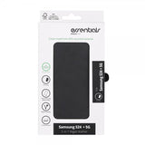 Essentials Samsung Galaxy S24 Plus -kotelo 2-in-1 vegaaninen nahka musta