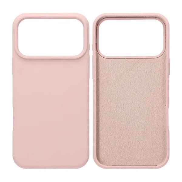 iPhone 17 Pro Max Kuori Nestemäinen silikoni Vaaleanpunainen
