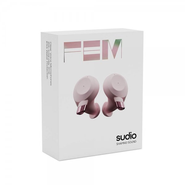 Sudio Fem in-ear TWS-kuulokkeet, pinkki