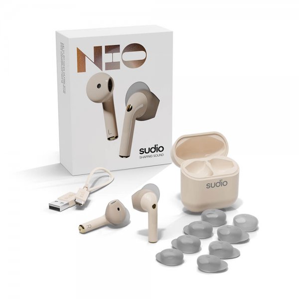 Sudio Nio True Wireless -kuulokkeet, hiekka