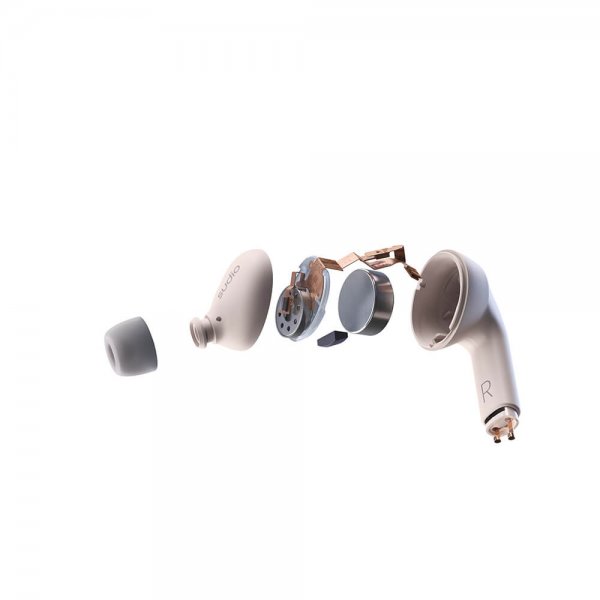 Sudio E2 Langattomat In-Ear TWS ANC -kuulokkeet, Chalk