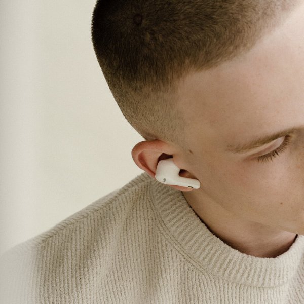 Sudio A2 True Wireless ANC -nappikuulokkeet, valkoinen