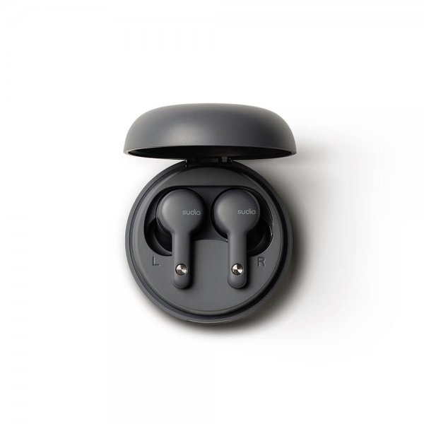 Sudio In-Ear A2 True Wireless ANC -kuulokkeet, antrasiitti