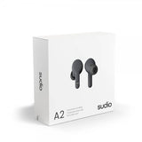 Sudio In-Ear A2 True Wireless ANC -kuulokkeet, antrasiitti