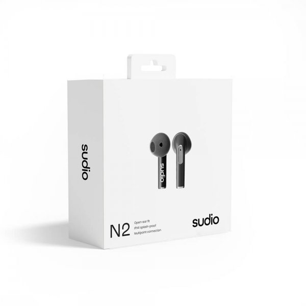 Sudio In-Ear N2 True Wireless -kuulokkeet, musta